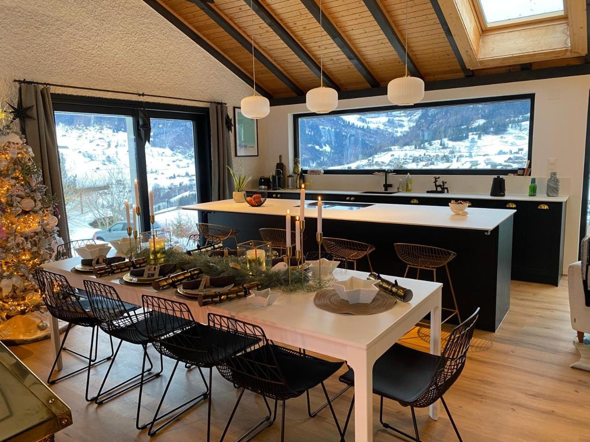 Beautiful Chalet On The Piste In Swiss Alps Alt St. Johann エクステリア 写真